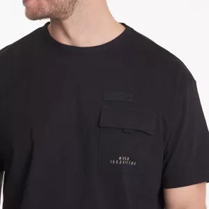 T-shirt North DENIM56 poche poitrine noir-8XL