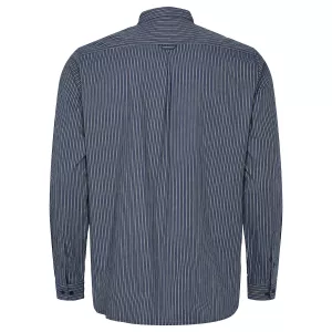 Chemise manche longue Mao lignée bleu de 3XL à 8XL-8XL