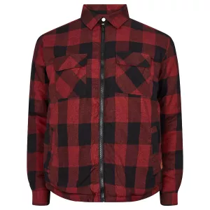 Chemise canadienne surchemise  carreaux rouge noir