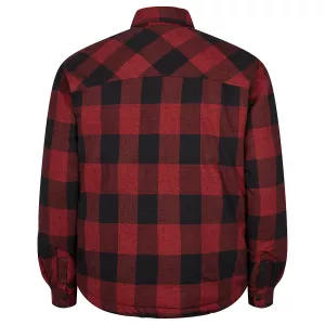 Chemise canadienne surchemise  carreaux rouge noir-3XL