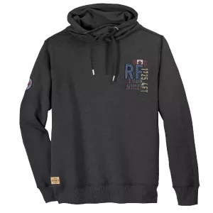 Sweat col tube RF True Hiker bleu Acier