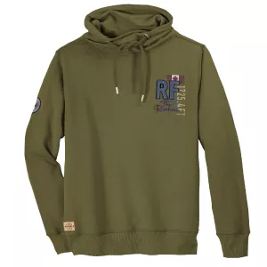 Sweat Col tube vert olive de 3XL à 10XL True Hiker