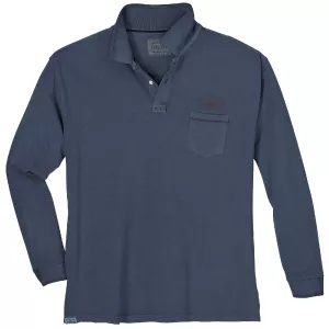 Polo piqué Raw Denimwear denim foncé-4XL