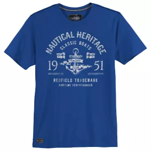 T-shirt Nautical Heritage bleu maritime