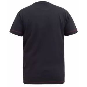 T-shirt noir délavé manche courte 3XL à 8XL - ACDC - PWR UP-3XL