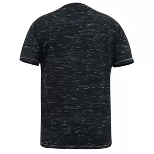 T-shirt D555 Superman graphique Mélange de noir-3XL