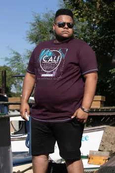 T-shirt prune manche courte 5XL à 10XL - Cali Surf-8XL