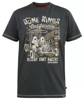 T-shirt kaki manche courte 5XL et 6XL - Dune Kings Buggy