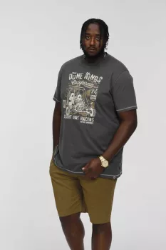 T-shirt kaki manche courte 5XL et 6XL - Dune Kings Buggy-6XL