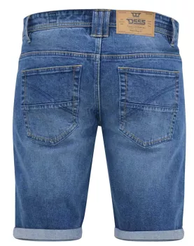 Short denim bleu délavé de 42US à 56US - JONES-P46
