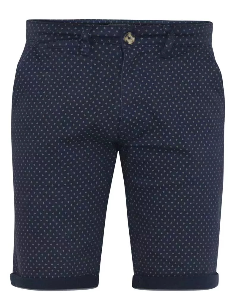 Short chino marine motif blanc de 42US à 56US - DUDLEY-P48