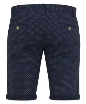 Short chino marine motif blanc de 42US à 56US - DUDLEY-P46