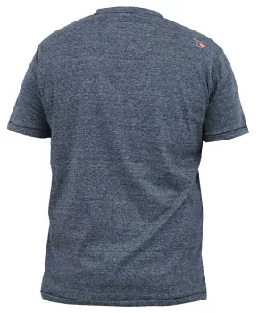 T-shirt COLBACK guitare Mélange de bleu marine-4XL
