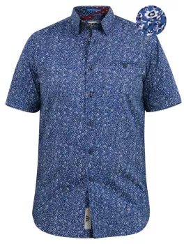 Chemise bleue manche courte de 3XL à 6XL - KYLE