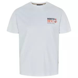 T-shirt North 56°4 Nordic Riviera bleu clair-7XL