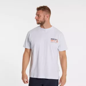 T-shirt North 56°4 Nordic Riviera bleu clair-7XL