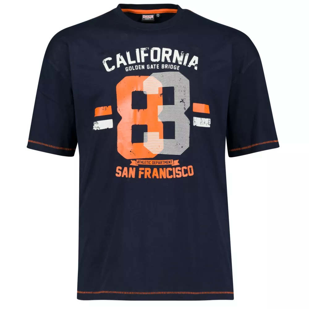 Tshirt Grande Taille bleu marine du 3XL au 6XL Golden Gate-3XL