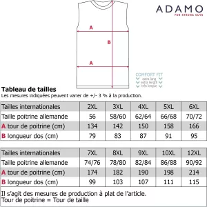 Débardeur L.A. Urban Vintage bleu denim-7XL