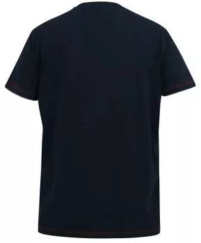 T-shirt D555 Deadpool héroïque bleu nuit-4XL