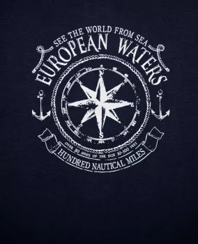 T-shirt bleu marine manche courte 2XL à 10XL - European Waters-9XL