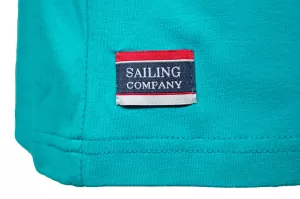 T-shirt bleu pétrole manche courte 2XL à 10XL - European Waters-3XL