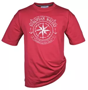 T-shirt framboise manche courte 2XL à 10XL - European Waters