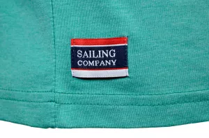 T-shirt Brigg Sailing Dept Mélange de vert-9XL
