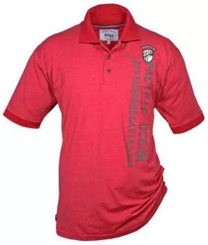 Polo Mélange de rouge manche courte 3XL à 10XL - Regatta