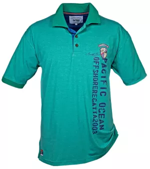 Polo Mélange de vert manche courte 3XL à 10XL - Regatta