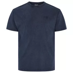 T-shirt North 56DENIM Mélange de bleu marine look épuré-2XL