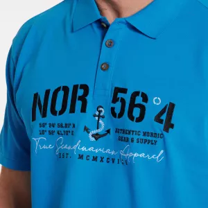 North 56.4 Polo  bleu Mykonos de 2XL à 10XL-8XL