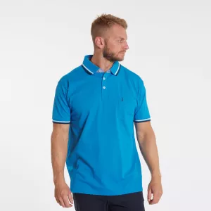 North 56.4 Polo col contrasté bleu Mykonos de 2XL à 10XL-6XL