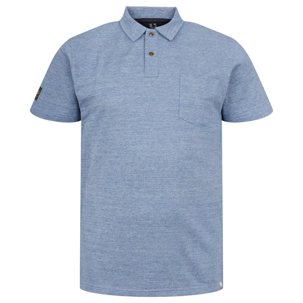 North 56Denim Polo mélange denim clair de 2XL à 8XL-2XL