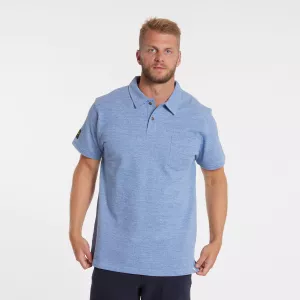 North 56Denim Polo mélange denim clair de 2XL à 8XL-3XL