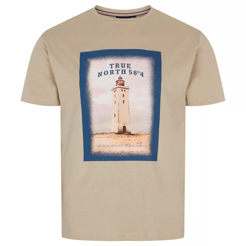 North 56°4 T-shirt manche courte Beige -6XL