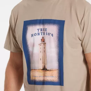North 56°4 T-shirt manche courte Beige -3XL