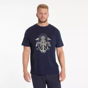 North 56°4 T-shirt manche courte bleu marine 2XL à 10XL-2XL
