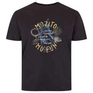 North 56DENIM T-shirt manche courte noir 2XL à 10XL-5XL