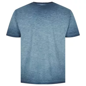 North 56DENIM T-shirt manche courte mélange de bleu-2XL