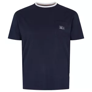 T-shirt North 56°4 poche écusson bleu marine-6XL