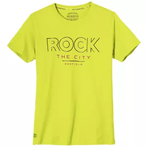 T-shirt manche courte jaune flamboyant de 3XL à 10XL - Rock the City