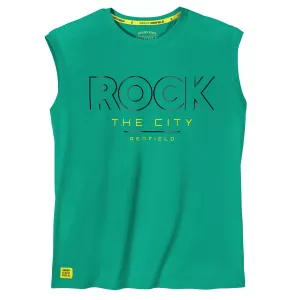 Débardeur Rock the City vert piscine urbain et stylé