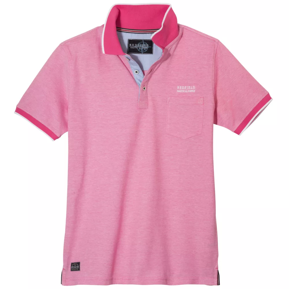 Polo piqué mélange de rose de 3XL à 10XL - Calypso Nautical Supply-3XL