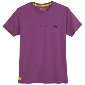 T-shirt manche courte lila de 3XL à 10XL - Rock the City