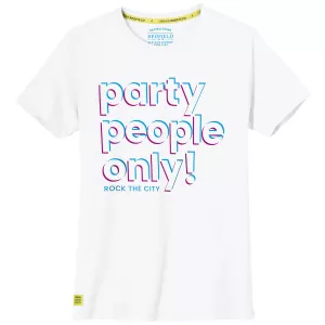 T-shirt manche courte blanc de 3XL à 10XL - Party People