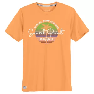 T-shirt manche courte Pêche mélba de 3XL à 10XL - Sunset Point-10XL