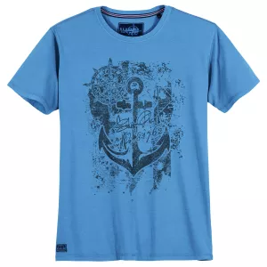 T-shirt manche courte bleu gitane de 3XL à 8XL - Marine anchor