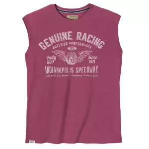 Débardeur Genuine Racing Raisin style vintage