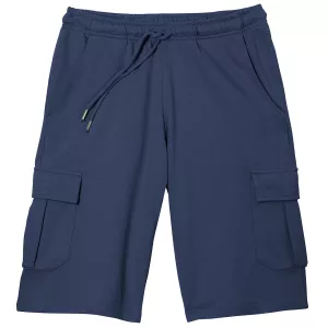 Redfield Bermuda sweat cargo bleu denim foncé de 3XL à 10XL