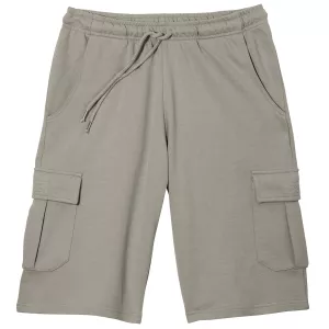 Redfield Bermuda sweat cargo gris tourterelle de 3XL à 10XL
